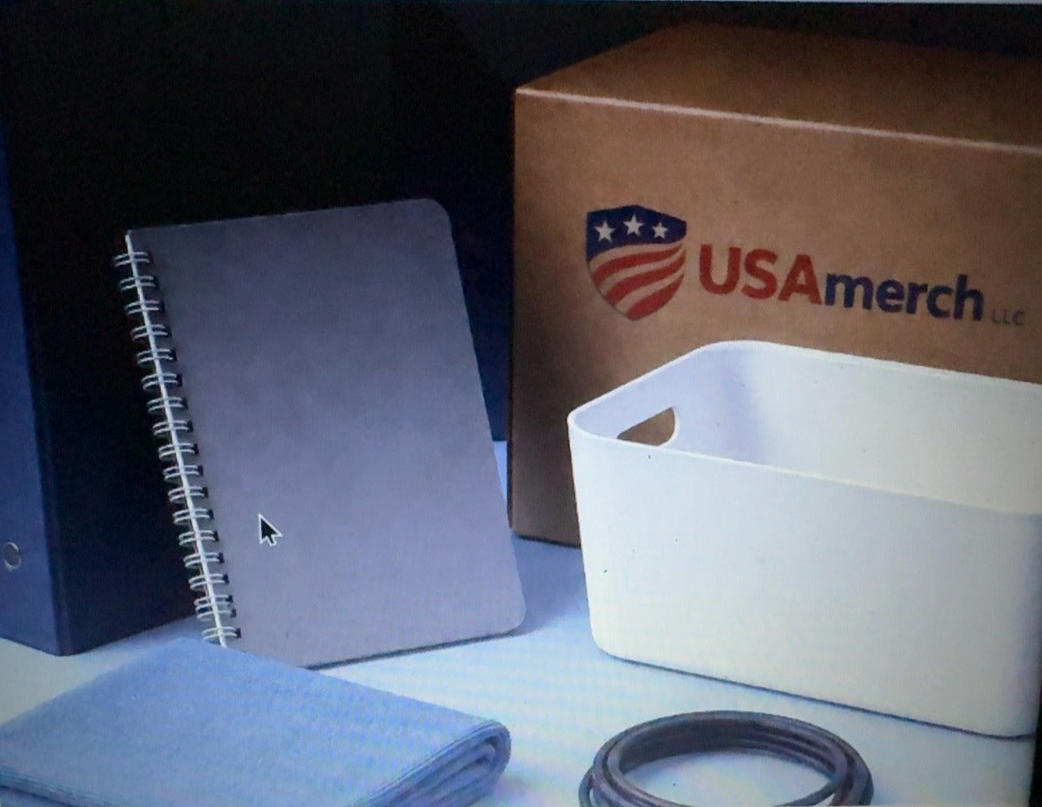 USAmerch LLC everyday, office, and business supplies.